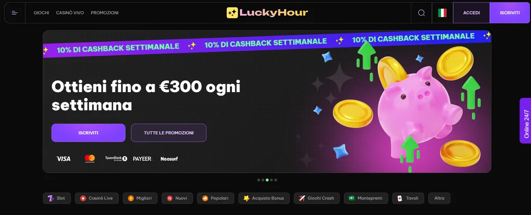 LuckyHour Casino